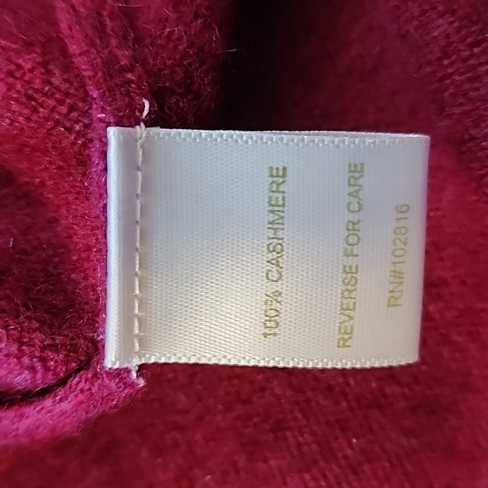 🌹 Garnet Hill Cowl Neck Cashmere Sweater 🌹 - Picture 2 of 5